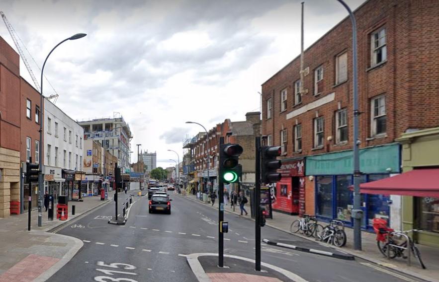 King Street Cycle Lanes via Google Street View