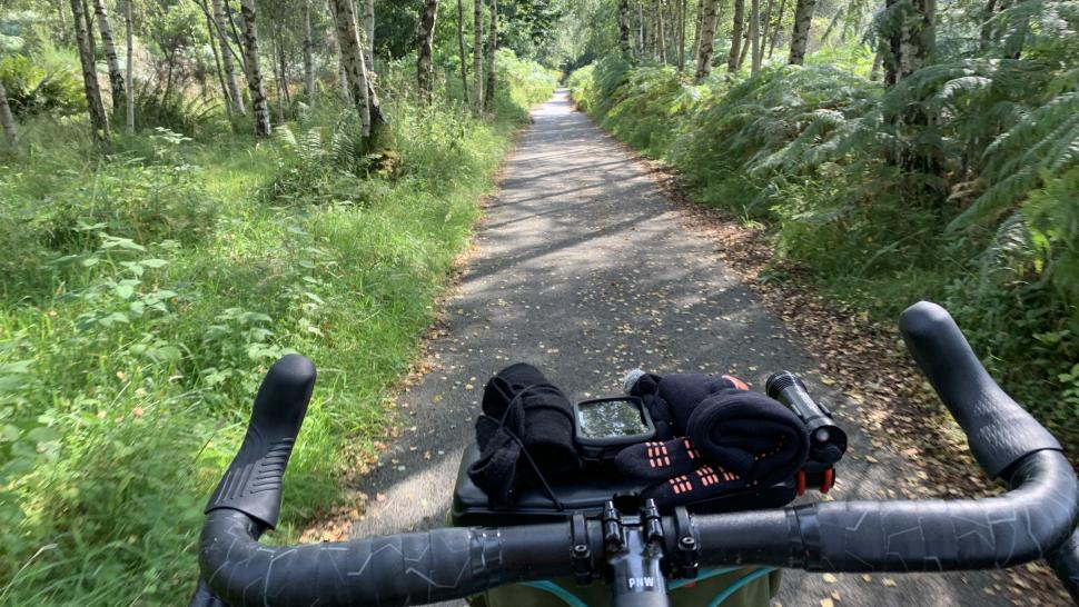 komoot coffee ride Mike Stead NCN77 beside the Tay