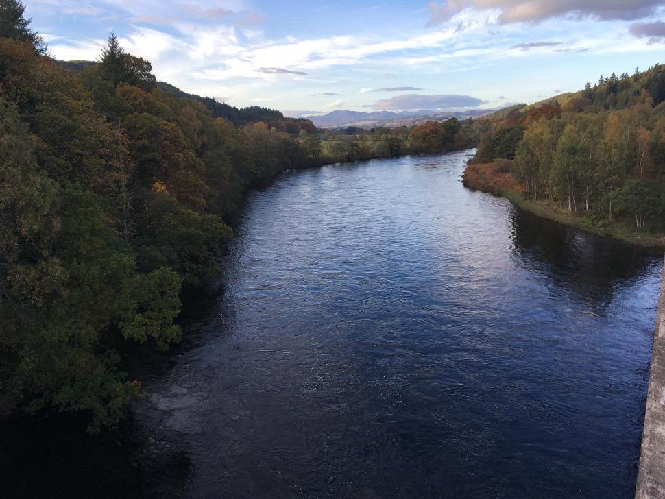 komoot coffee ride Mike Stead The River Tay at the A9 bridge.JPG