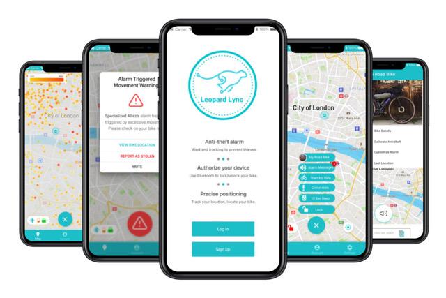 2022 Leopard Lync bike alarm app