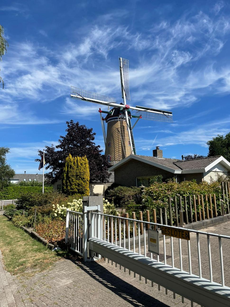 London Amsterdam ride komoot Windmill