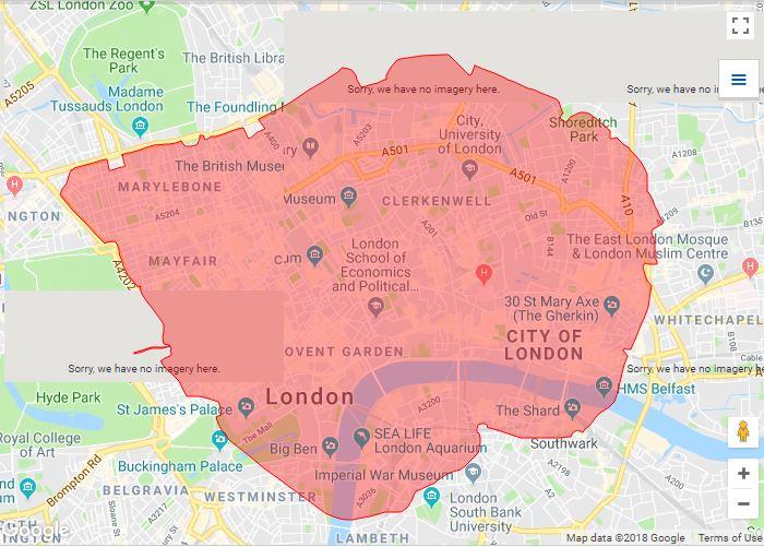 London Congestion Charge Zone via TfL and Google Maps.JPG