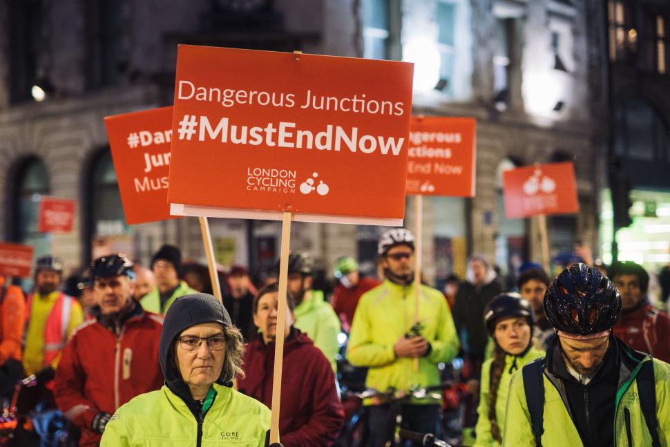 London Cycling Campaign protest (image credit: LCC)
