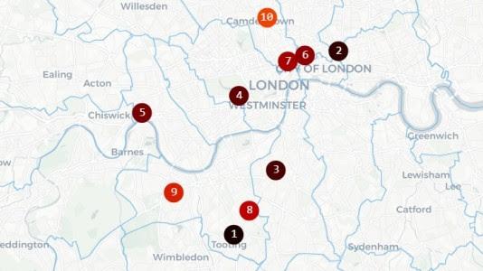 London dangerous junctions map