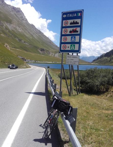 London to Rome break at the border - credit Jonathan Donald