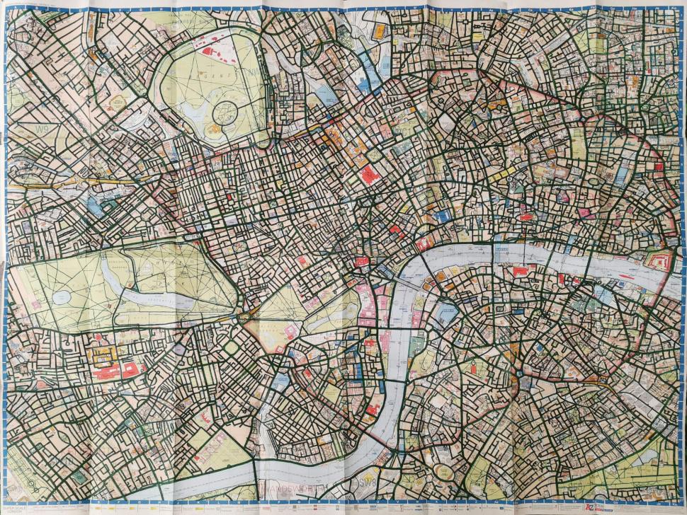 London A-Z map (picture credit Davis Villums)