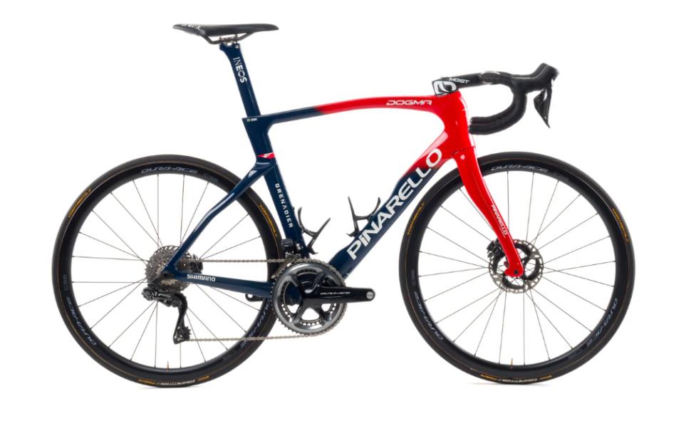 Luke Rowe bike - bike room