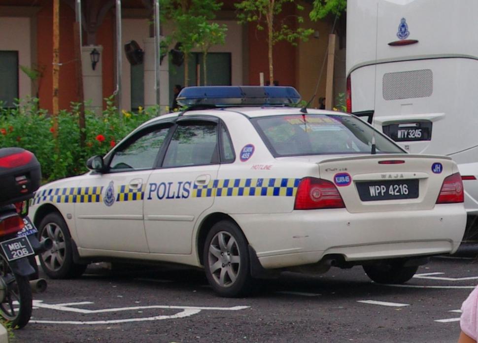 malaysia police car