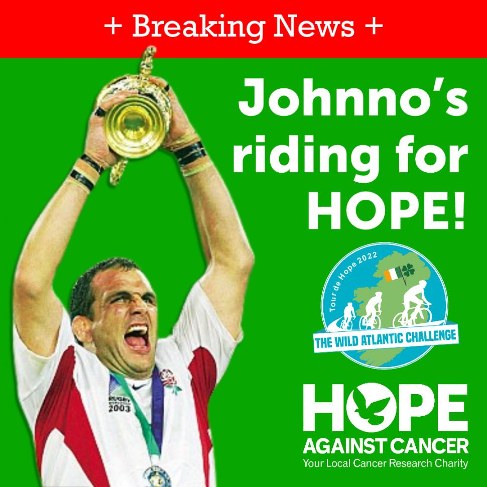 Martin Johnson Tour de Hope