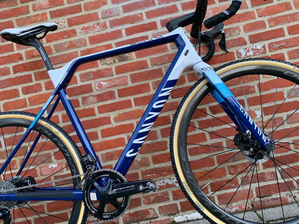 Mathieu van der Poel’s World Champs winning Canyon Inflite CF SLX3