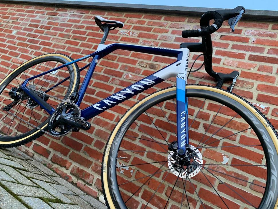 Mathieu van der Poel’s World Champs winning Canyon Inflite CF SLX5