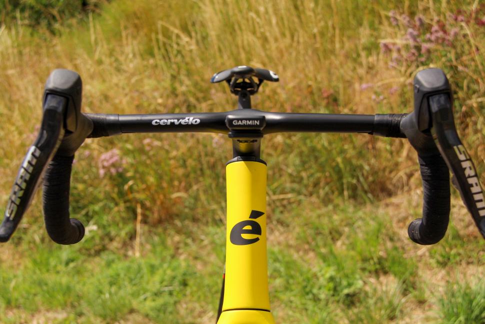 Matteo Jorgensen's Cervelo R5 - bar