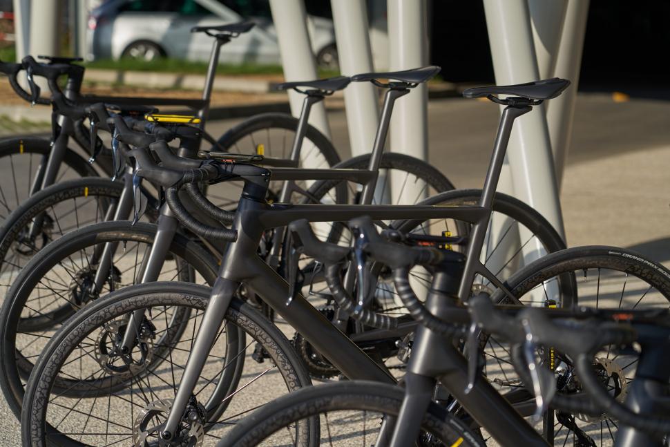 Mavic X-Tend ebike motor launch - Bikes lined up 2.jpg