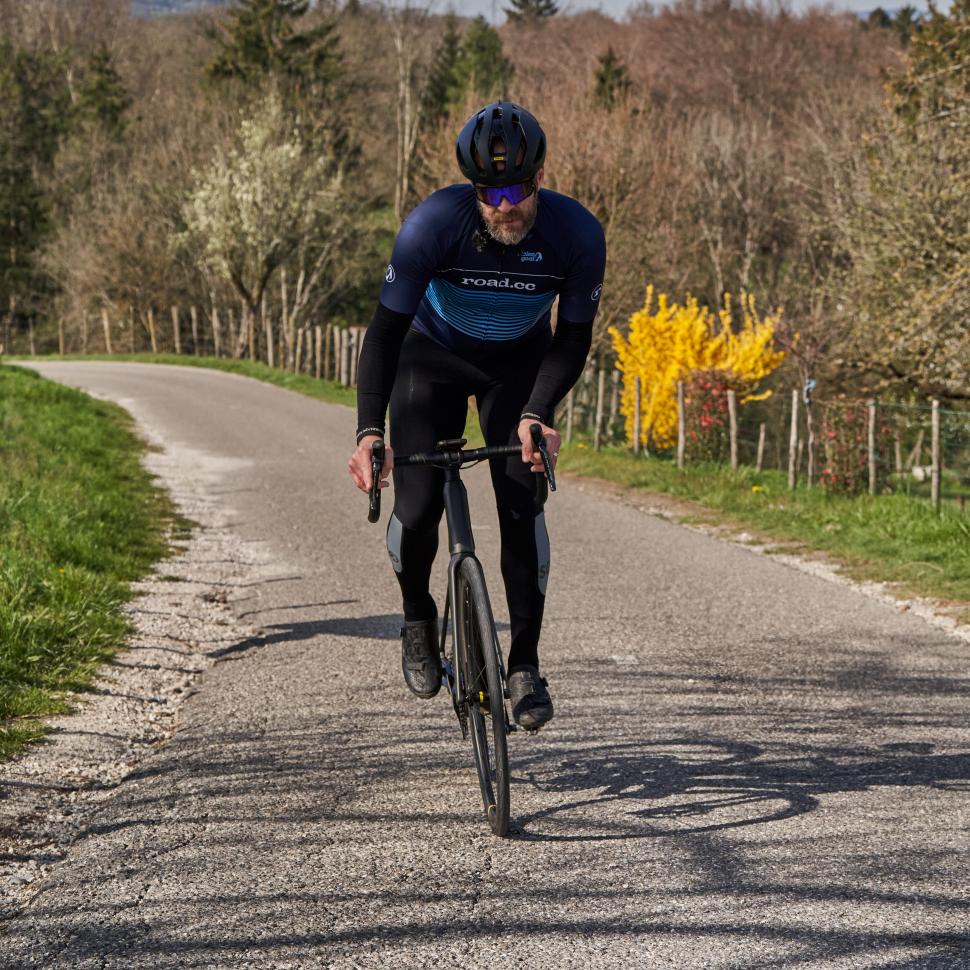 Mavic X-Tend ebike motor launch - dave riding road.cc ride shots 4