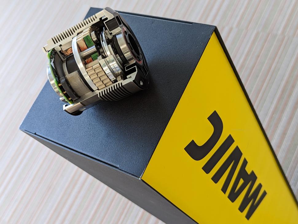 Mavic X-Tend ebike motor launch - motor on stand.jpg