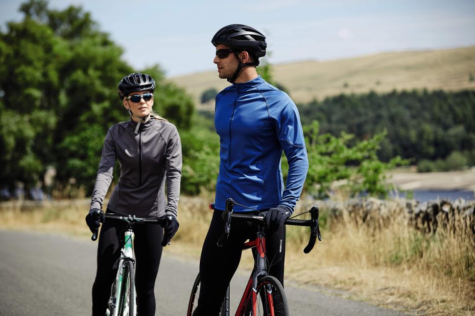 Mens Ladies Cycling Wind Jersey With Merino (2)
