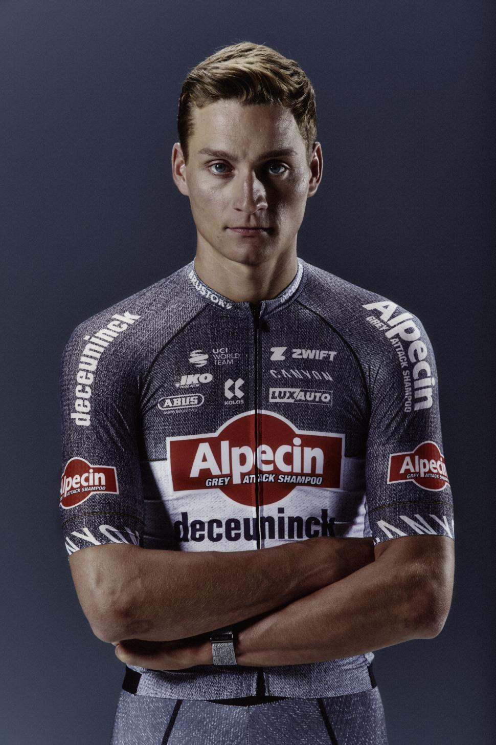 Mathieu van der Poel - Alpecin 'Grey Attack' 2024 Tour de France kit