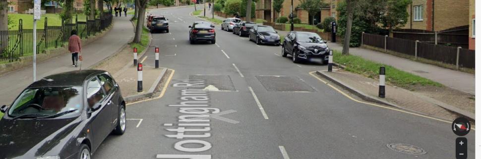 Narrow cycle lanes 4 Croydon