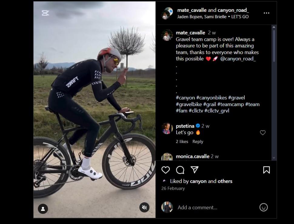 New Canyon gravel suspension