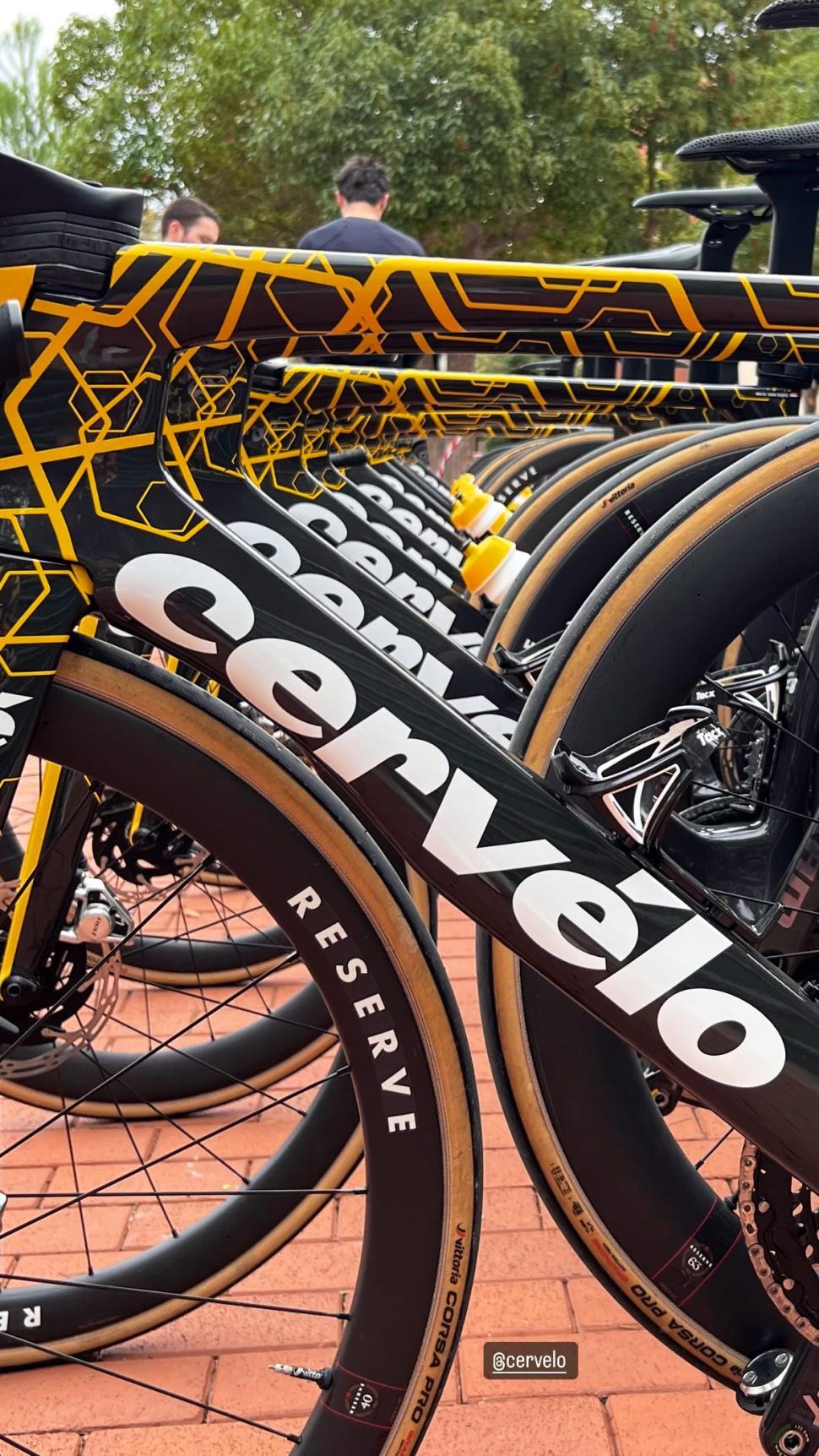 New Cervelo 2024 (Instagram: @robertgesnik)
