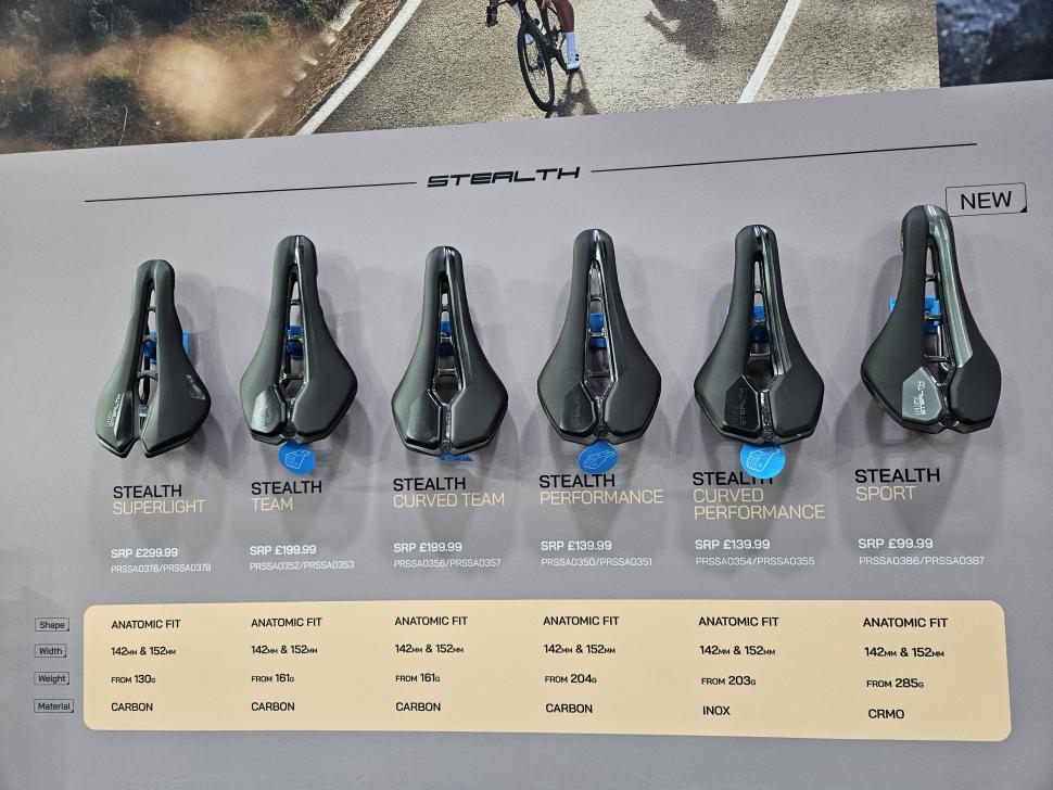 New pro stealth saddles