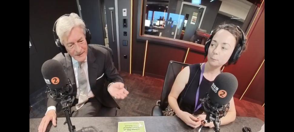Nigel Havers and Laura Laker (via Jeremy Vine on Twitter)