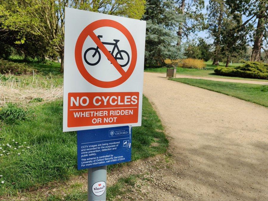 no cycles - credit BicycleBenUK