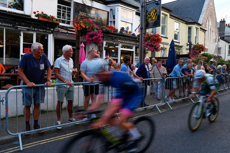 Spectators watch 2025 Dawlish Grand Prix