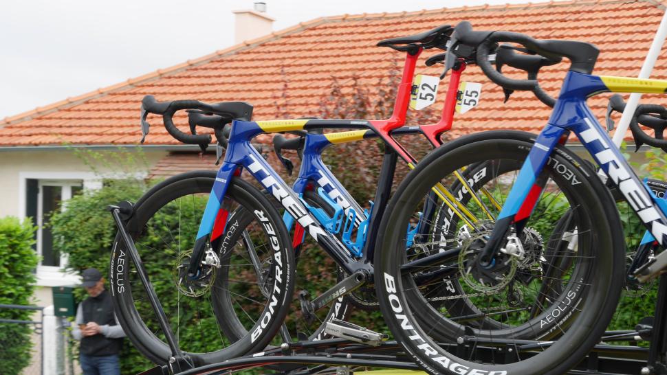2024 new Trek road bike at Dauphine 1