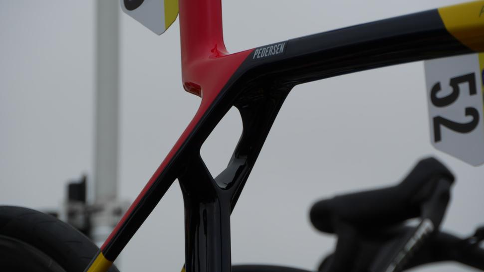 2024 new Trek road bike at Dauphine 4