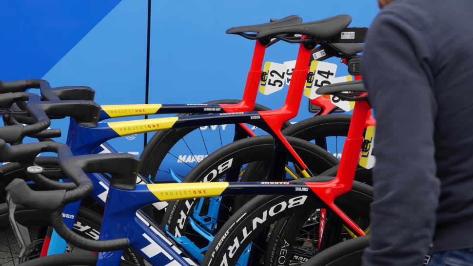 2024 new Trek road bike at Dauphine 5