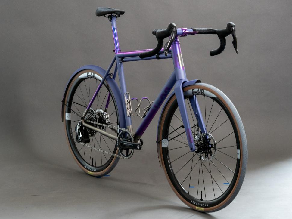 2024 No.22 titanium mudguards purple