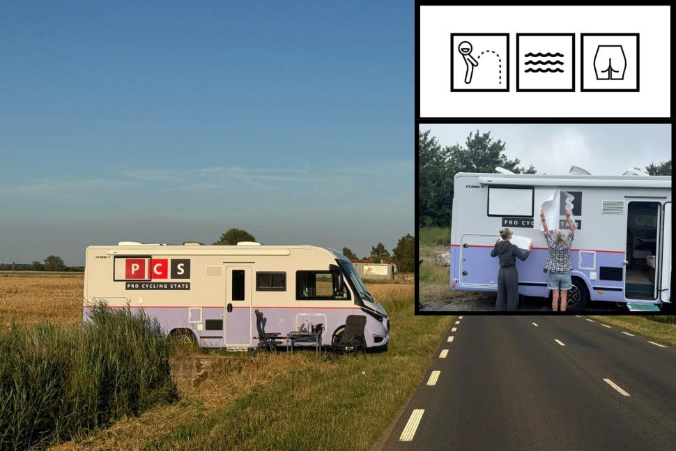 PCS campervan at 2025 Tour de France