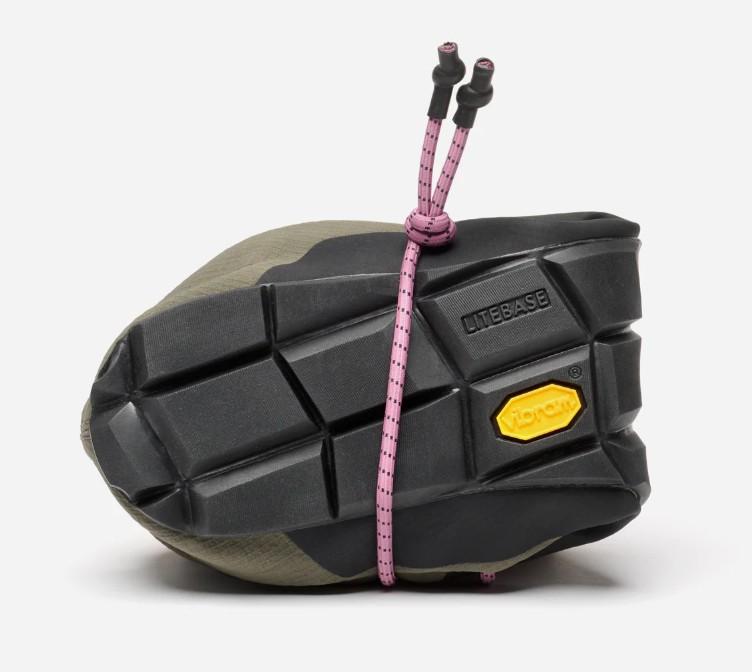 PEdALED foldable bikepacking shoes folded