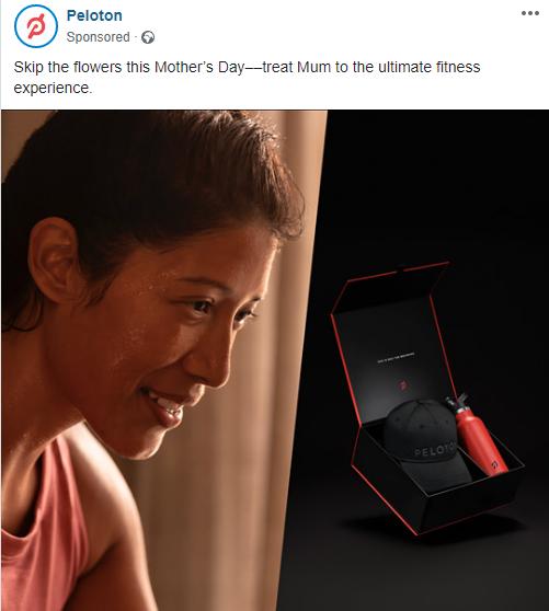 peloton ad mother's day - via facebook.PNG