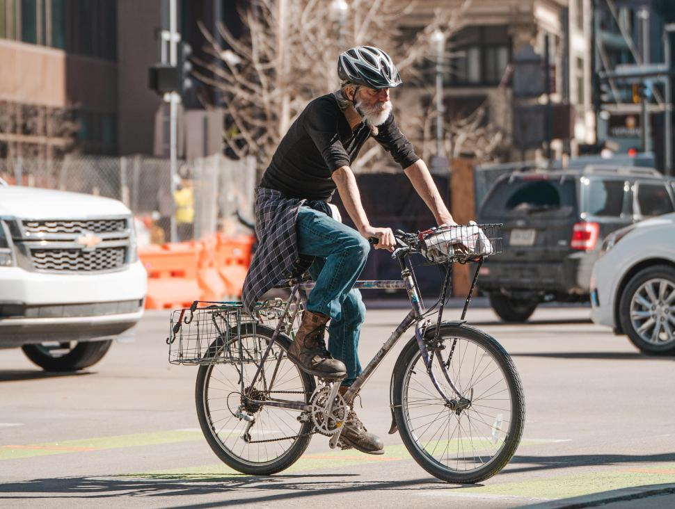 Cyclist in Pennsylvania