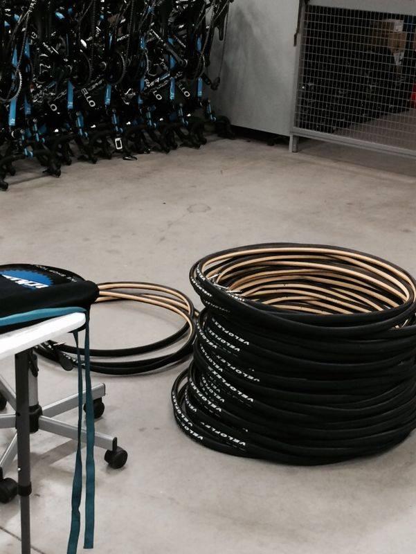 Pile of tubulars Team SKY