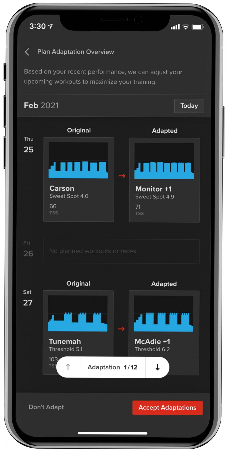 2021 TrainerRoad Adaptive Training app overview