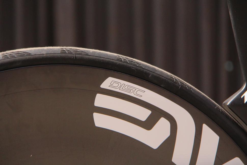 Pogacar Colnago TT1 time trial bike - rear wheel