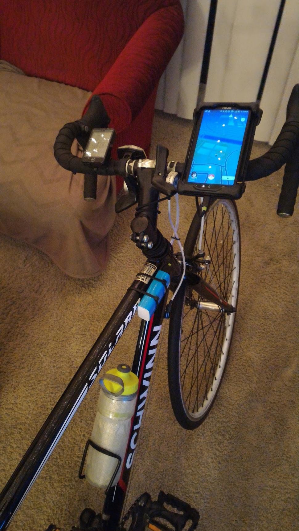 Pokémon GO user bike setup (image by Steampunk 85)