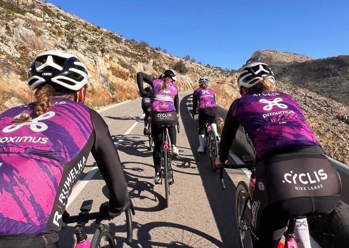 Proximus winter training camp, 2025 (Velopro-Alphamotorhomes, Facebook)