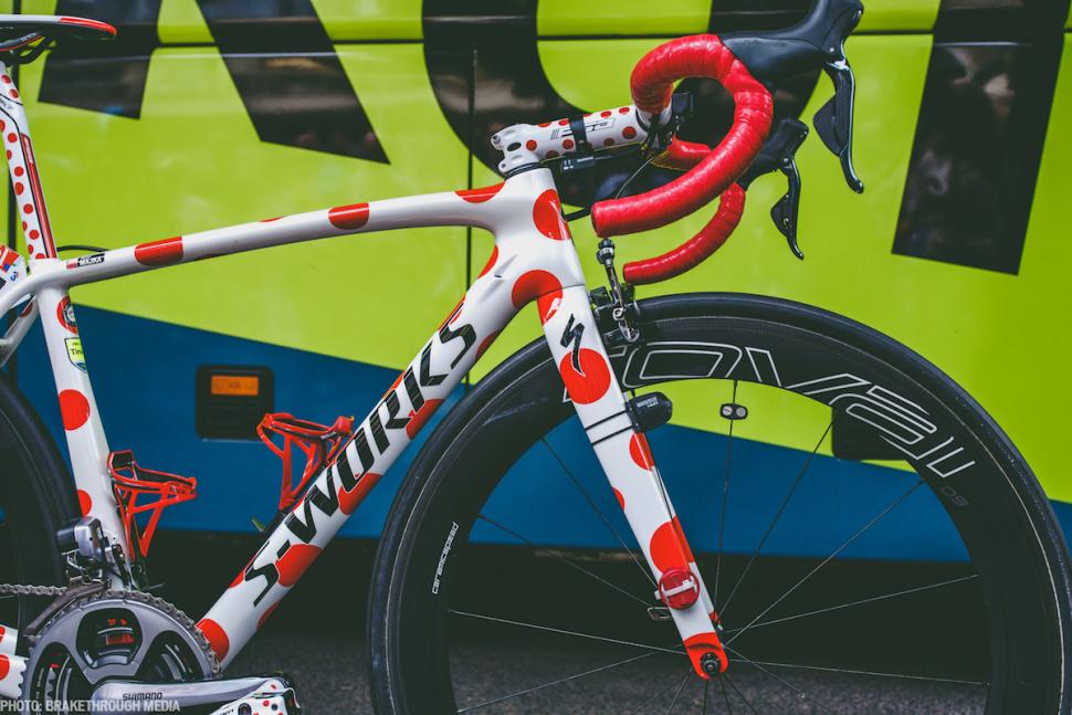 Rafal Majka polka dot Specialized Tarmac 3.jpg