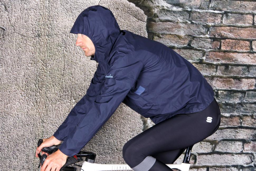 Rapha Explore Hooded Gore-Tex Pullover - riding.jpg