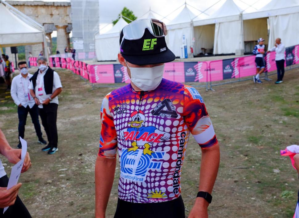 Rapha + Palace EF Changeout Giro kit 2 - picture credit S J Hockett @dragcoefficient
