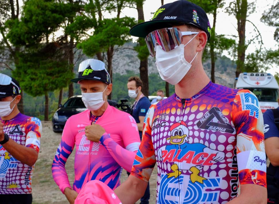Rapha + Palace EF Changeout Giro kit 4 - picture credit S J Hockett @dragcoefficient