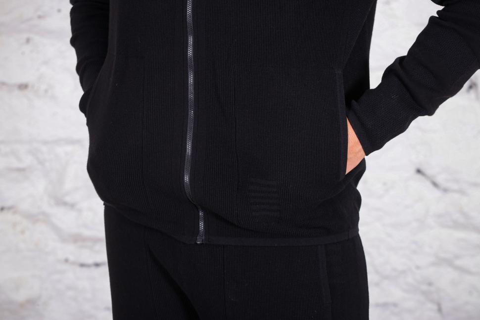 Rapha Pro Team Transfer Hoodie - pockets and hem.jpg