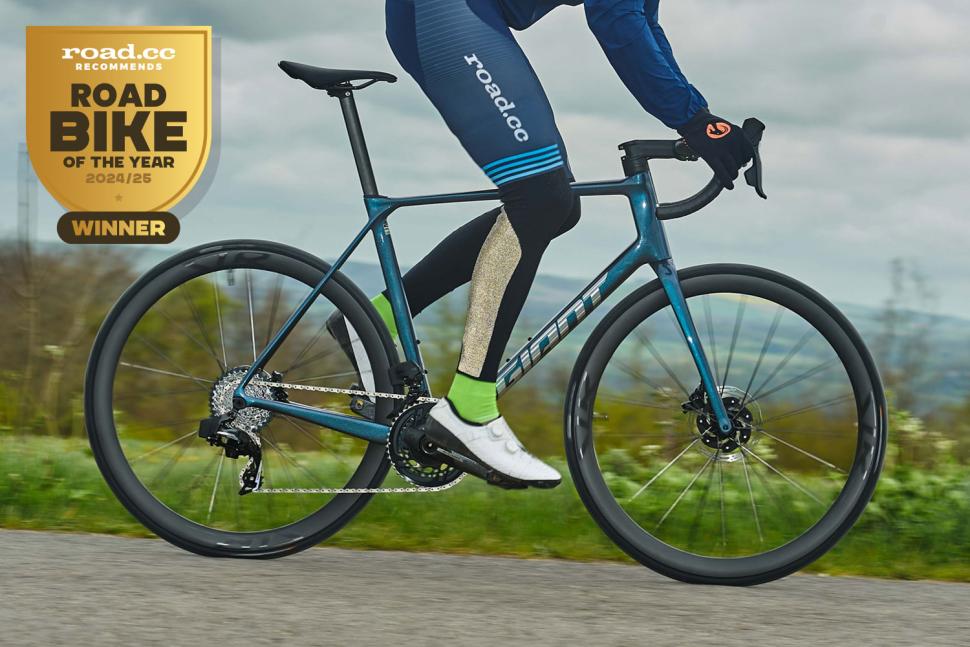 roadcc recommends awards 2024-25 - Road Bike of the Year Winner - Giant TCR Advanced Pro 0 AXS