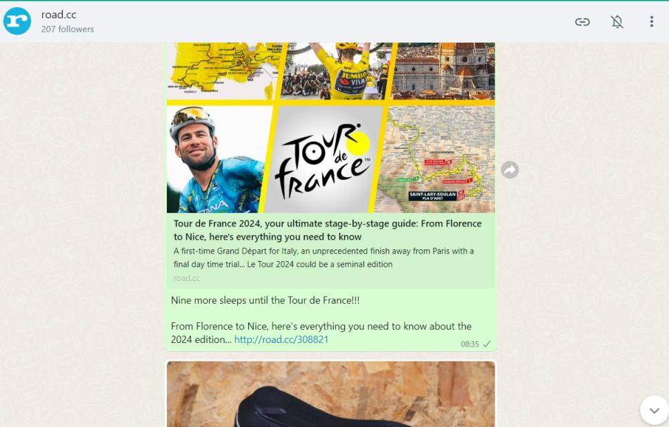 roadcc whatsapp channel