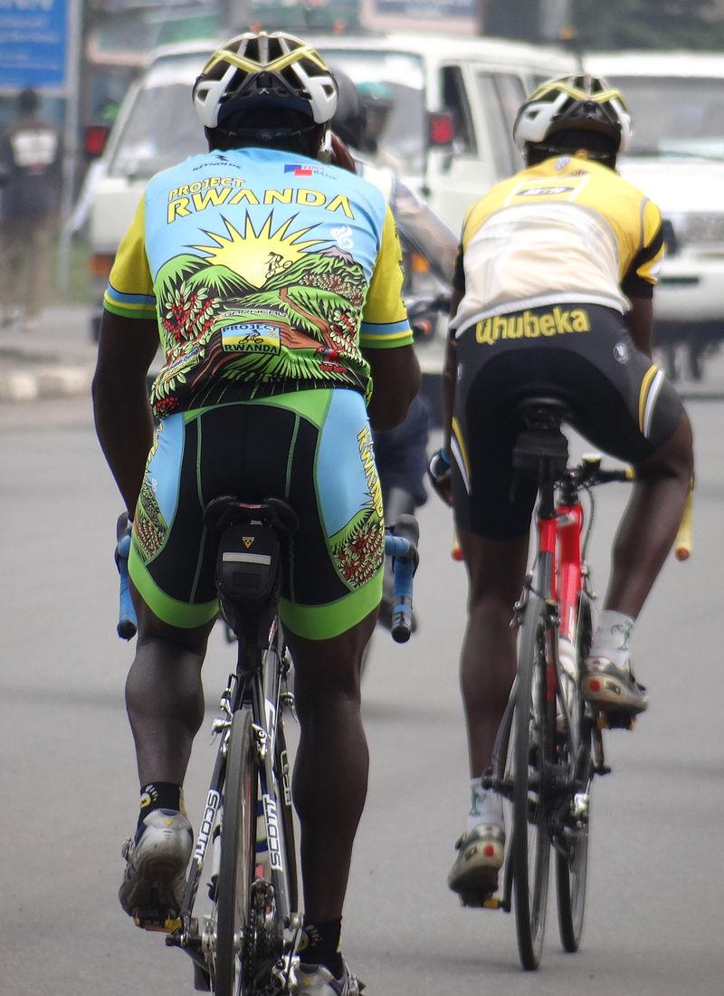 Rwanda, project Rwanda Cyclists_on_Street_-_Musanze_Ruhengeri_-_Northern_Rwanda