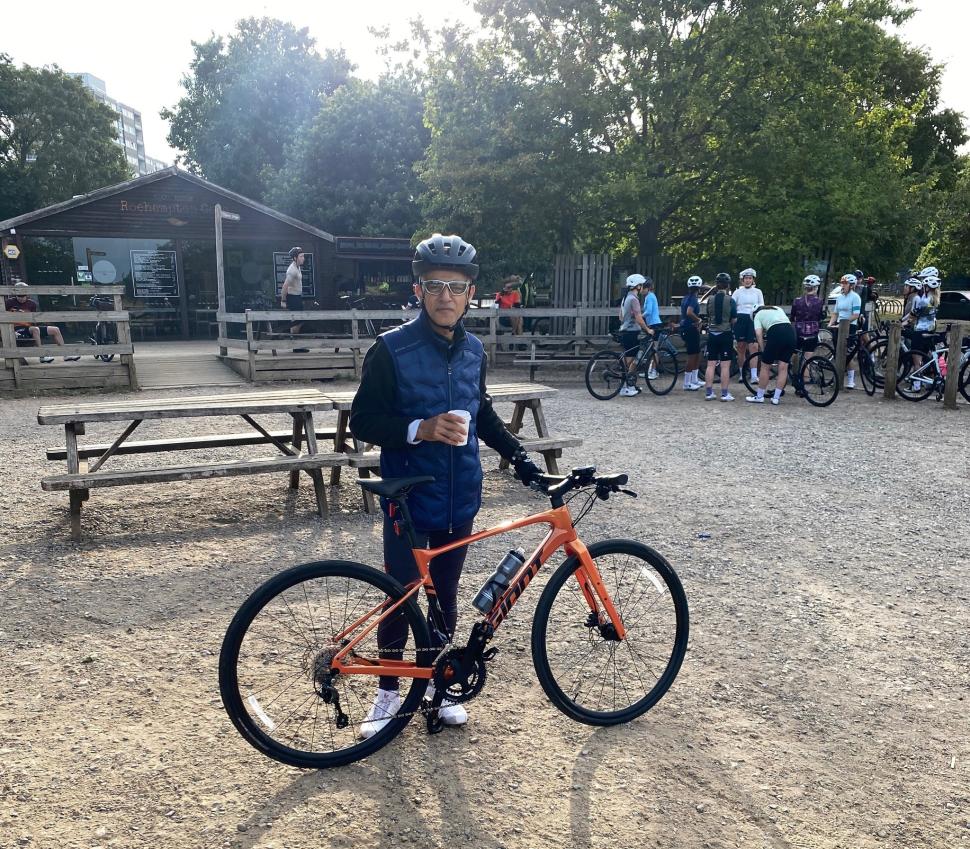 Sadiq Khan cycling in Richmond Park